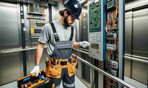 عکس تیم نصب در حال کار