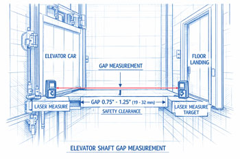 رعایت فواصل ایمنی و استاندارد نصب سیل درب کابین آسانسور لاین