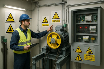 علائم هشداردهنده خرابی آسانسور در موتورخانه