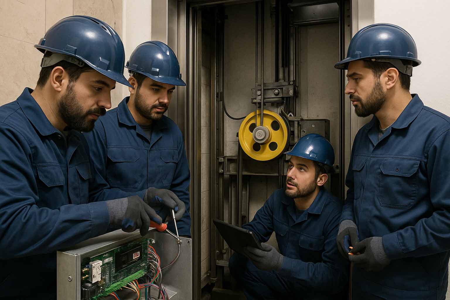 خدمات سرویس و تعمیر آسانسور در تهران توسط شرکت اسانسور لاین Lion Elevator