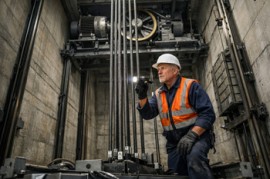 استاندارد سیم‌بکسل آسانسور؛ راهنمای انتخاب، بازرسی و زمان تعویض